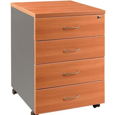 GP OMsystem Commercial Office Mobile Pedestal 4 Drawers