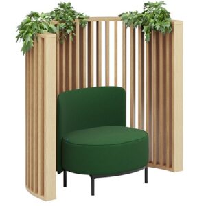 DD Curved Slat Wall Mini-Space
