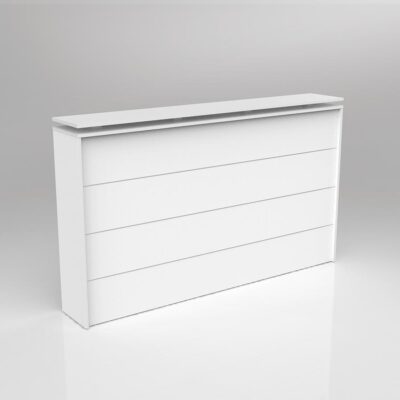 OL Axis Straight Reception Counter with Poptop Facade 1800mm